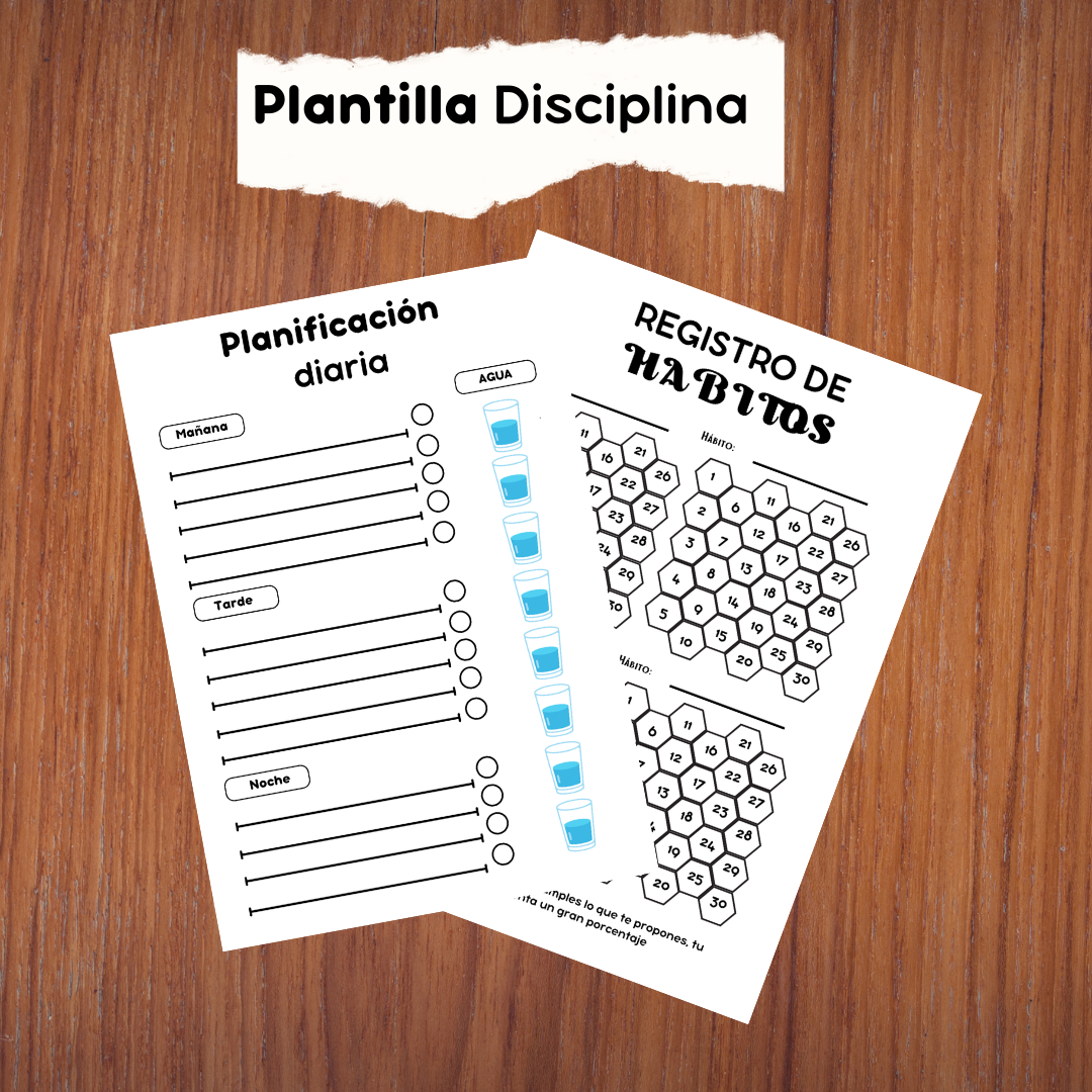 2 Plantillas Semanal y Diaria